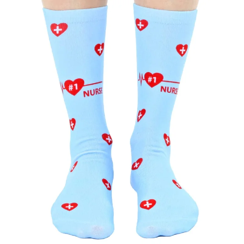 #1 Nurse Crew Socks