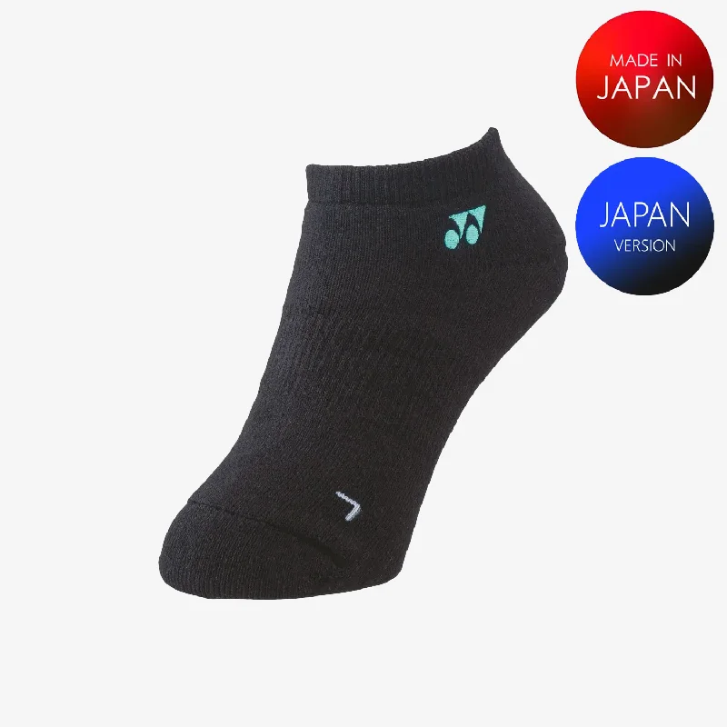 Yonex Women's Sports Low Cut Socks 29121 (Black/Ice Blue) S