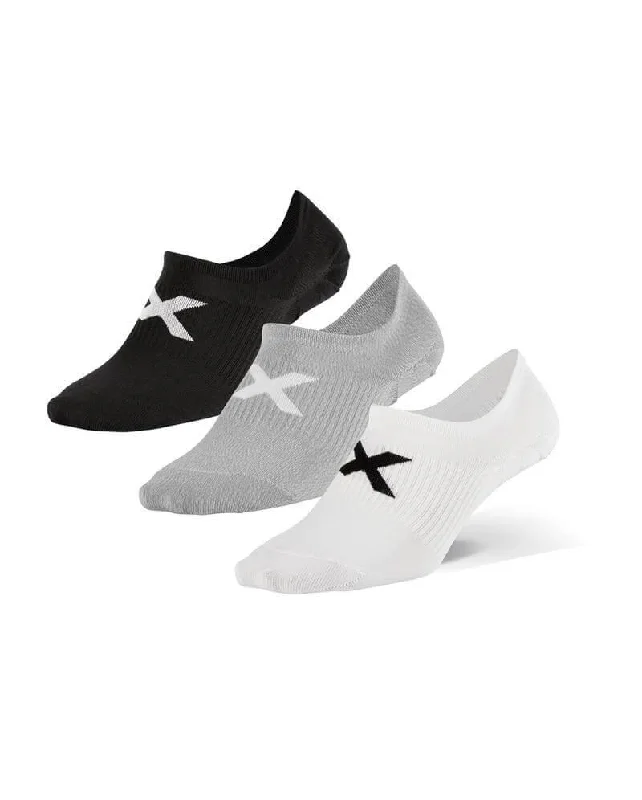 2XU Invsible Unisex Cycling Socks (Pack of 3)