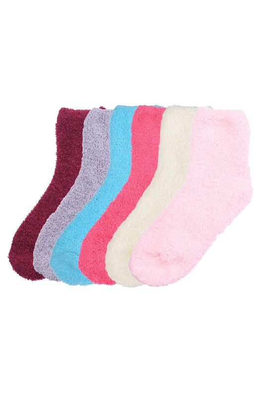 MOPAS LADIES PLUSH SOFT SOCKS (30301_PLAIN1)