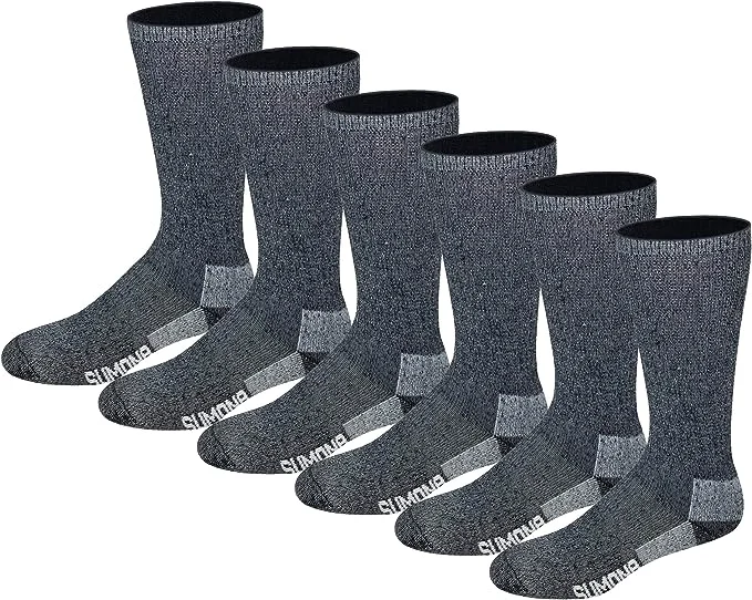 Wool Boot Socks | 75% Merino Wool | Women Men (6 pairs)