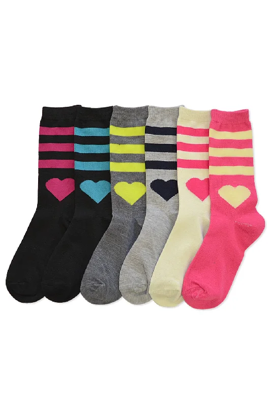 MAMIA LADIES DESIGN CREW SOCKS (SWEETY)