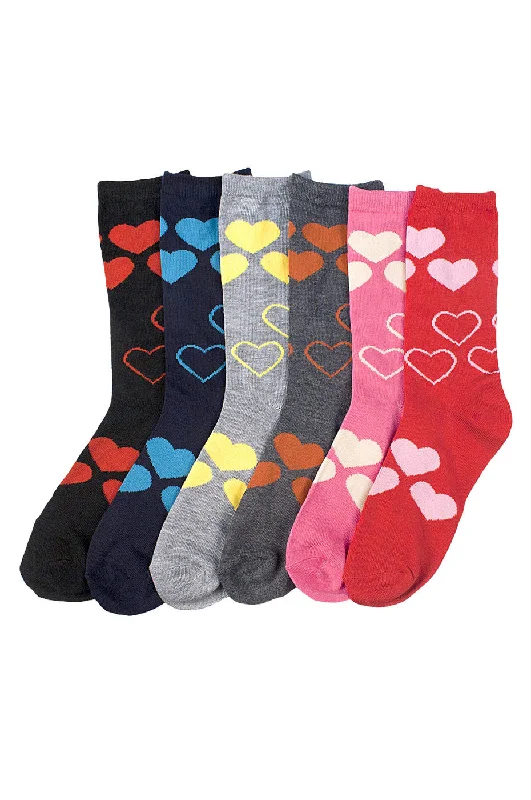 MAMIA LADIES DESIGN CREW SOCKS (VALENTIN)