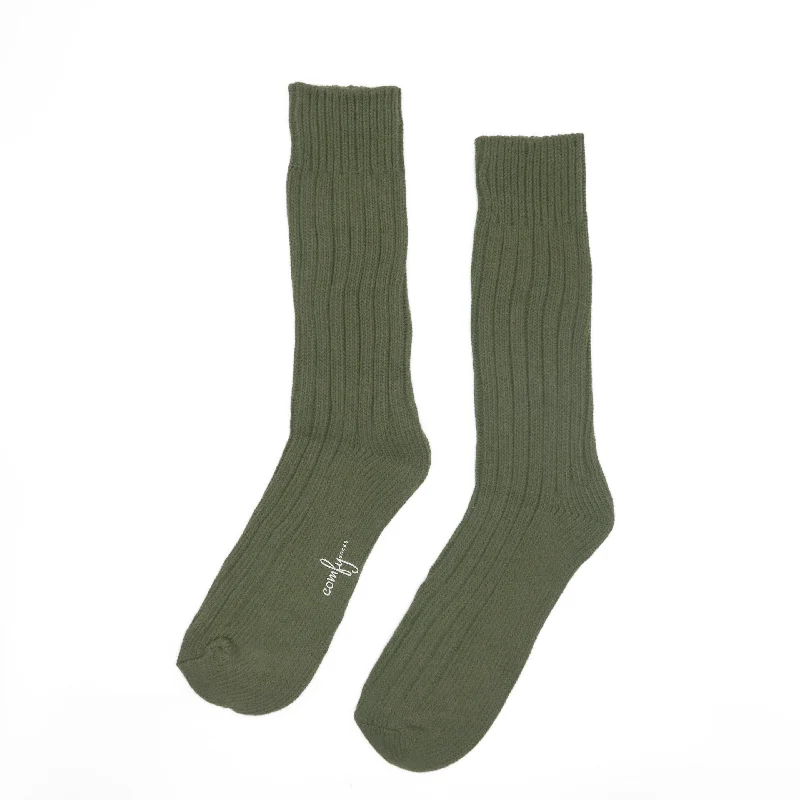 Alfred knitted socks - Dark Green