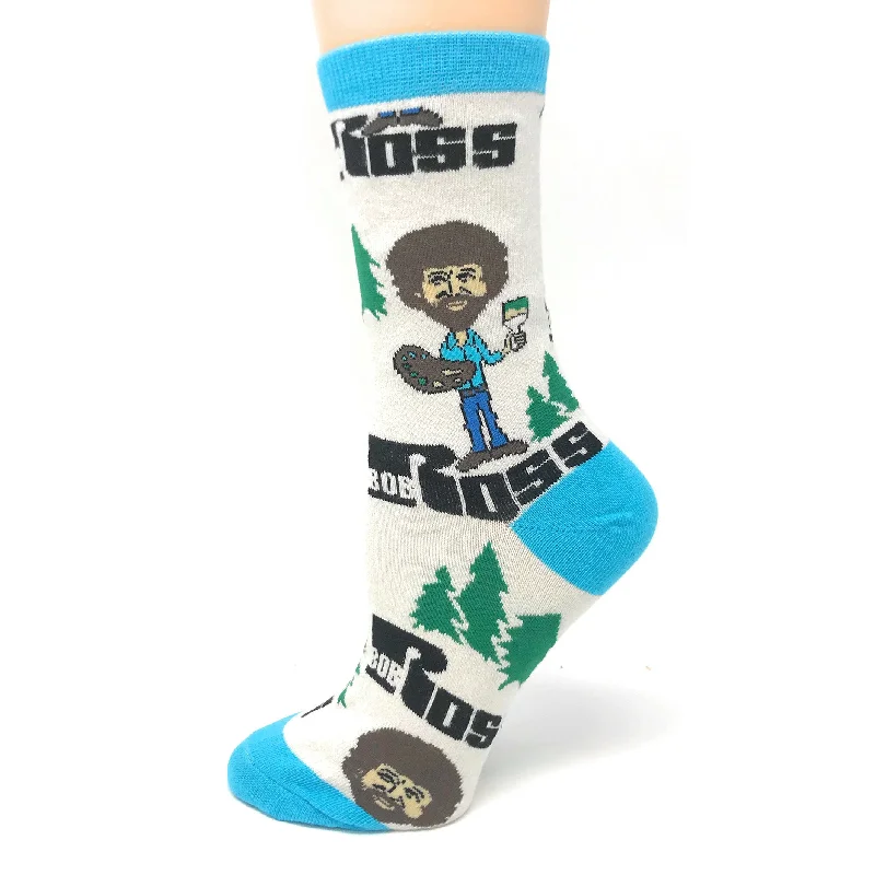 Always Bob Ross Socks