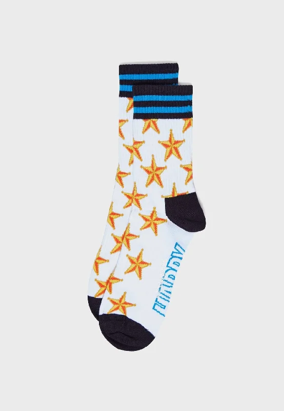 Athletic Sheriff Star 3/4 Crew Sock