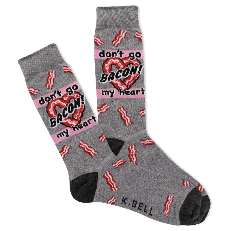 Bacon My Heart Men's Crew Socks