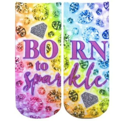 Born To Sparkle Ankle Socks