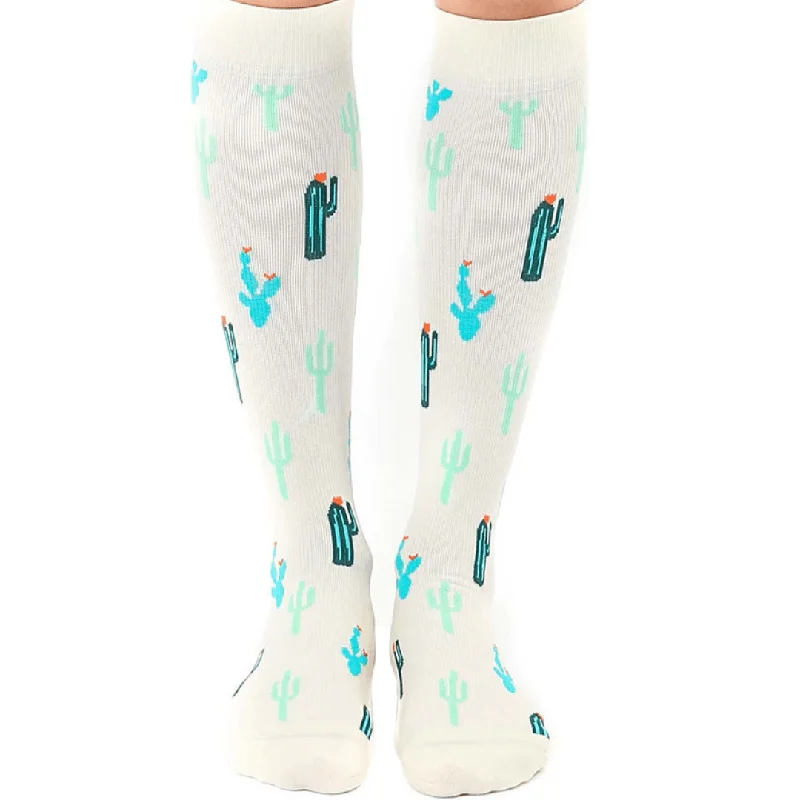 Cactus Unisex Compression Socks