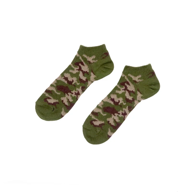 Camo low socks - Green