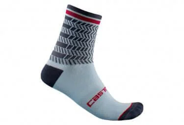 Castelli Avanti 12 Womens Cycling Socks (Dusty Blue/Dark Steel Blue)