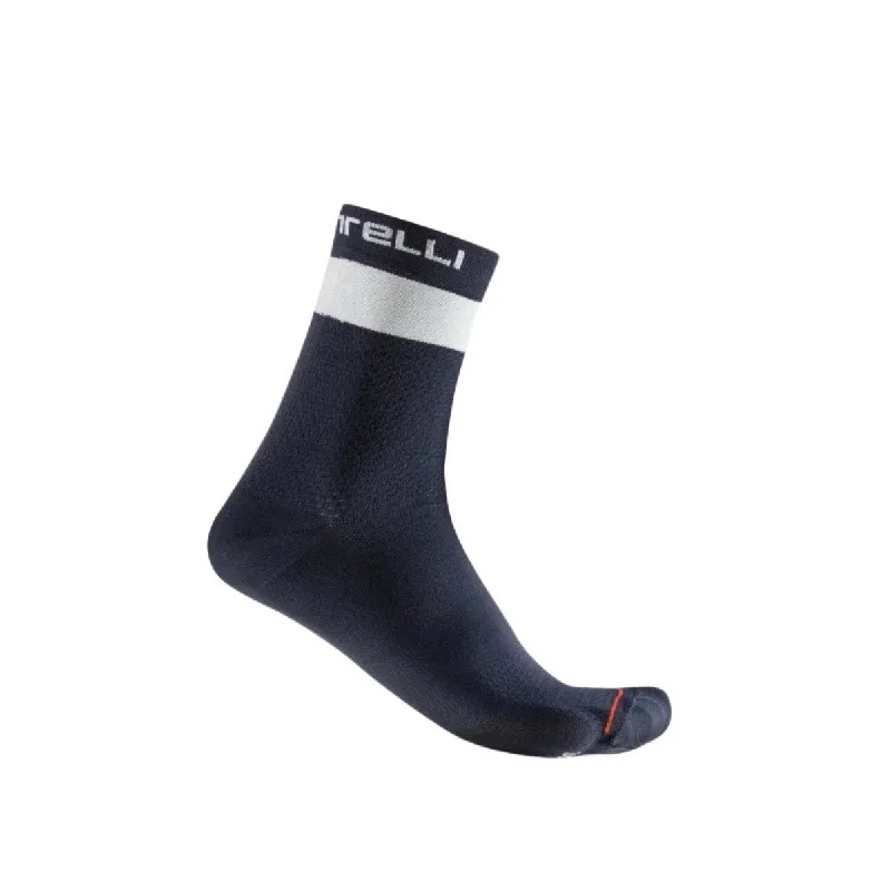 Castelli Prologo Lite 15 Men's Cycling Socks (Belgian Blue/Ivory)