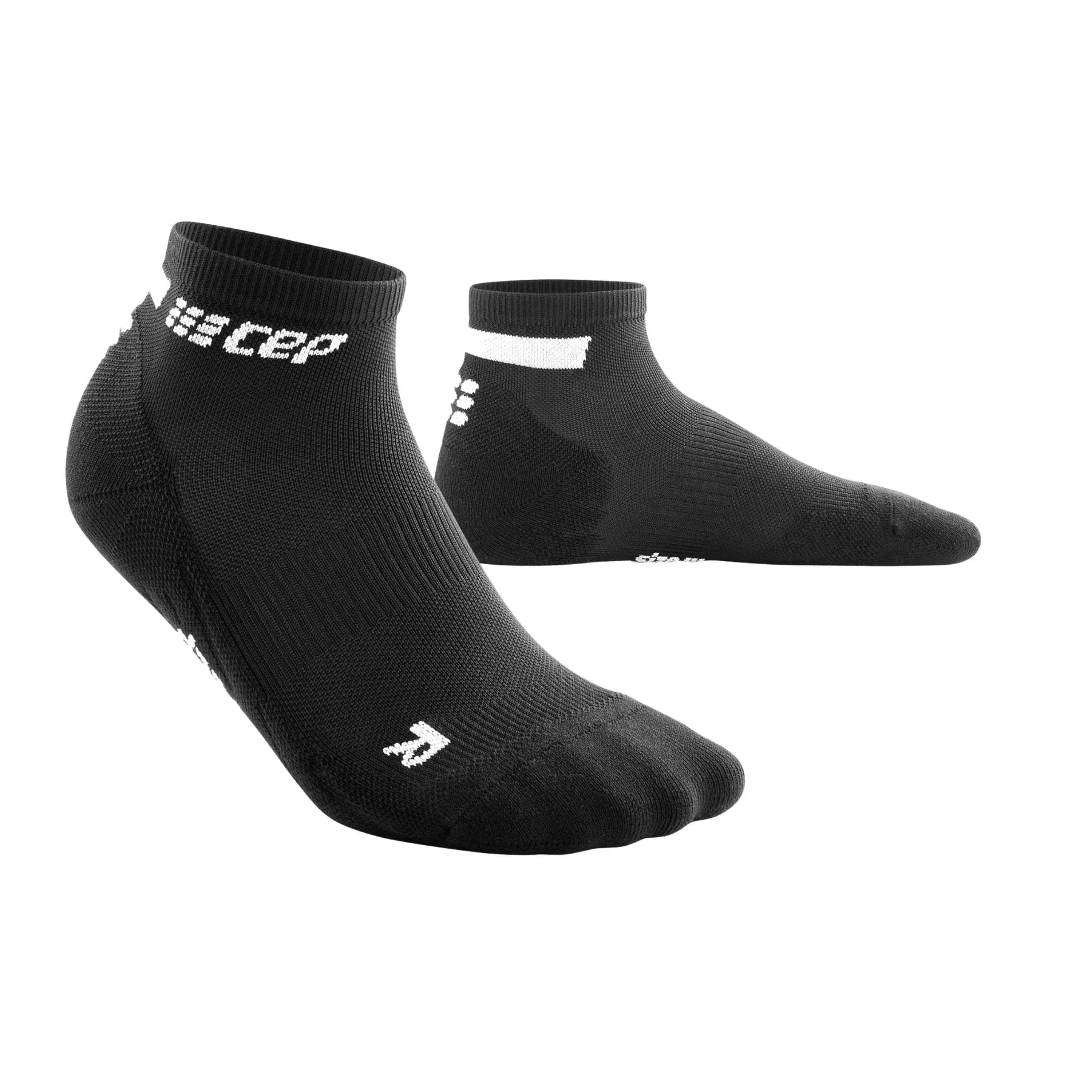 CEP Compression The Run Low Cut Men's Cycling Socks 4.0 (Black)