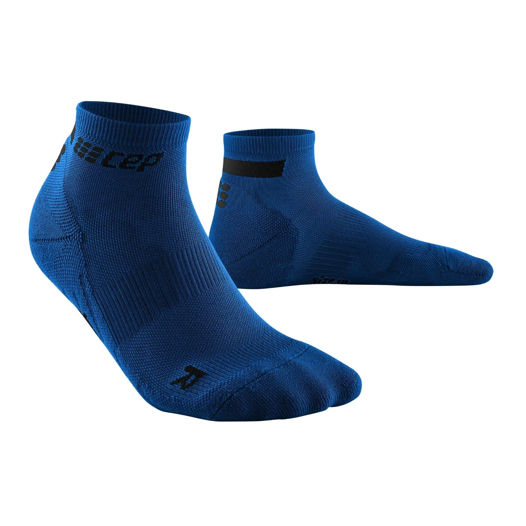 CEP Compression The Run Low Cut Men's Cycling Socks 4.0 (Blue)