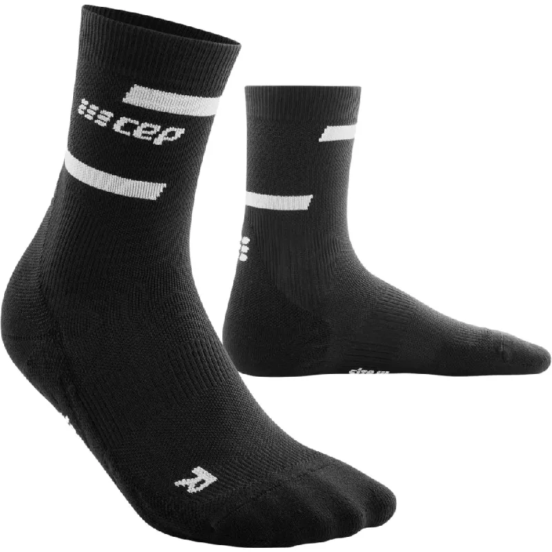 CEP The Run Mid Cut 4.0 Compression Men's Socks (Black)