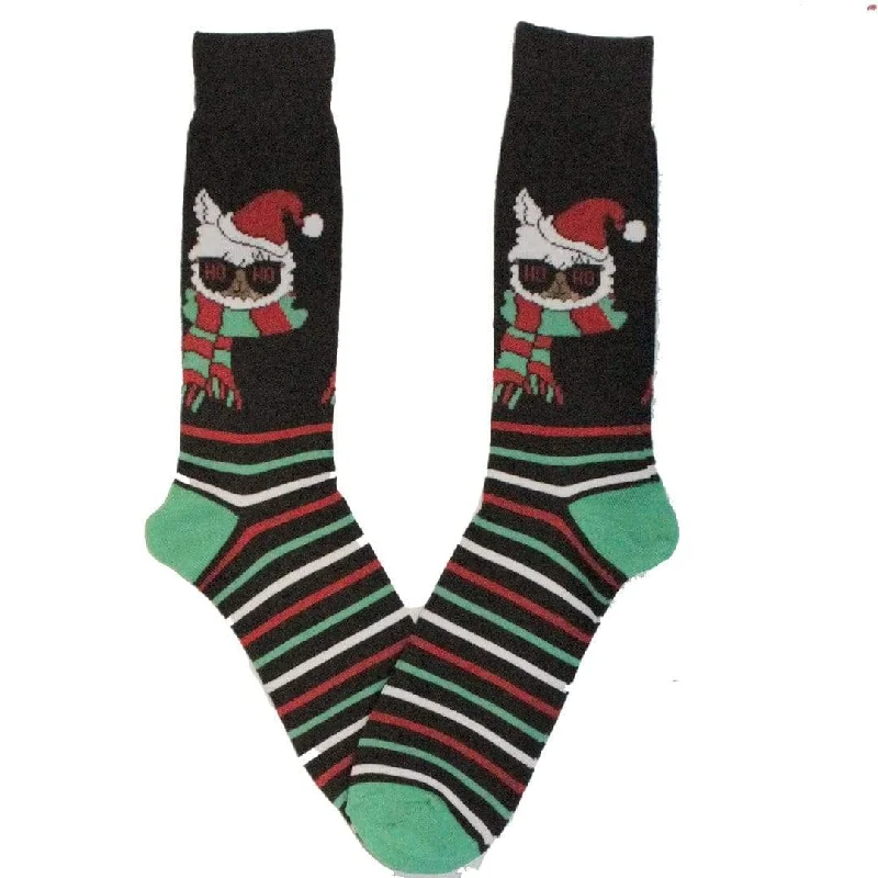 Christmas Cat Holiday Crew Socks