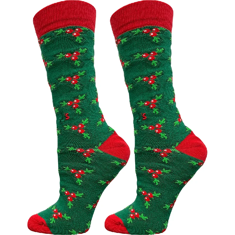 Christmas Holly Women's Crew Socks