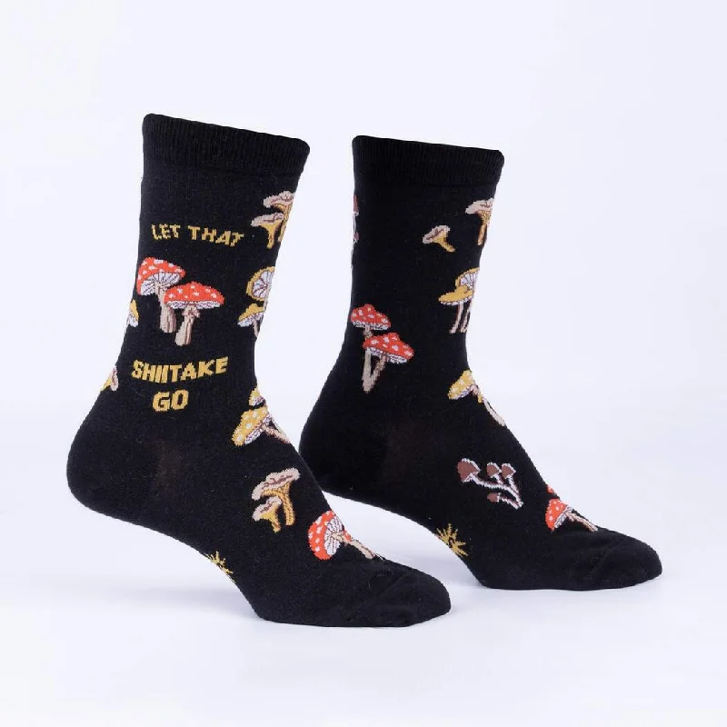 Let That Shiitake Go Women's Crew Socks