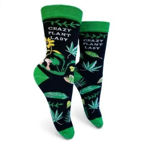 Crazy Plant Lady Women's Crew Socks