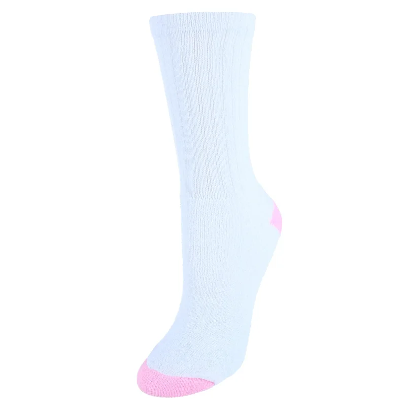 CTM® Women's Soft Crew Sport Socks (Pack of 4)