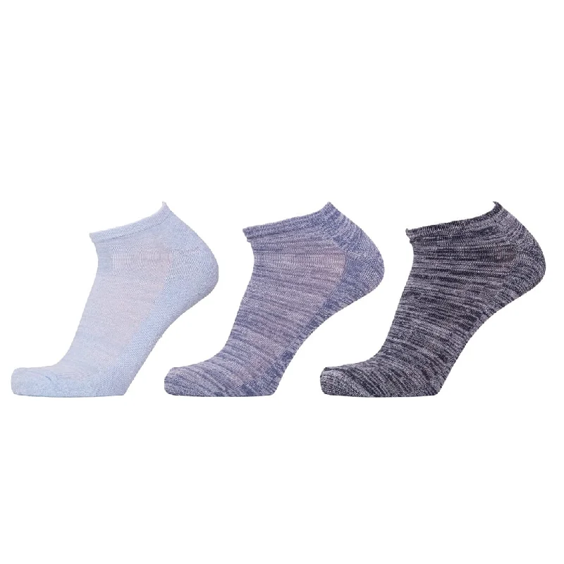 Denim Socks 3 Pack No Show