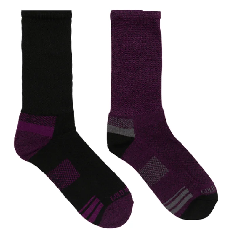 Diabetic Women's Athletic Cushion Crew Sock 2pk