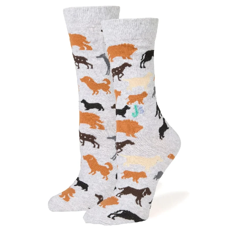 Dog Breeds Women's Crew Socks