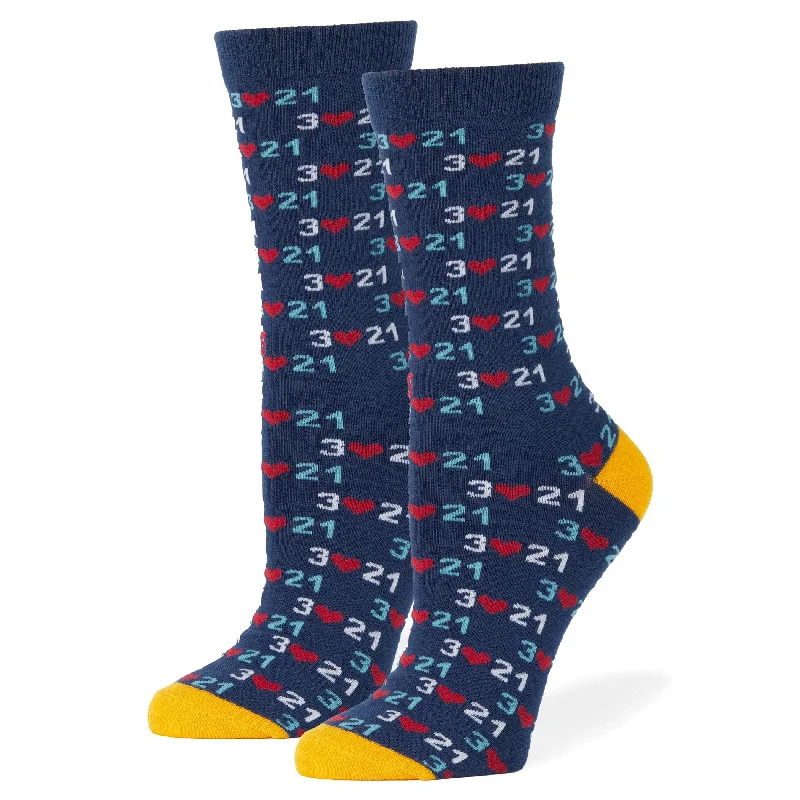 Down Syndrome Awareness 321 Knit Crew Sock