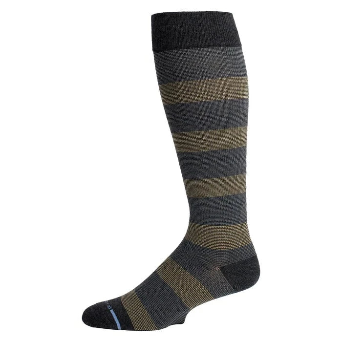 Compression Knee High Socks | Feed Stripe Rugby | Men's (1 Pair)