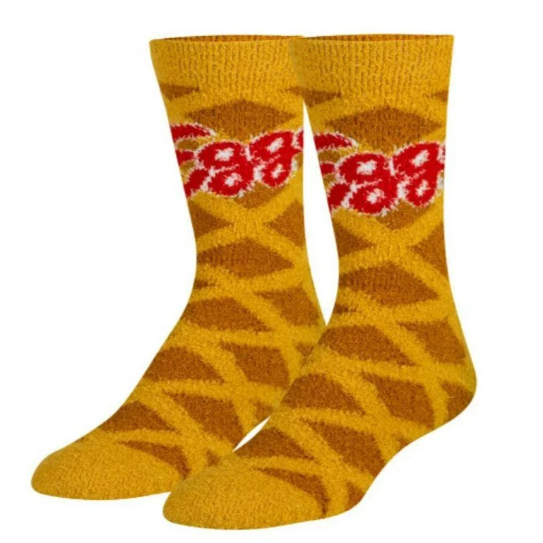 Eggo Waffles Fuzzy Women's Crew Socks