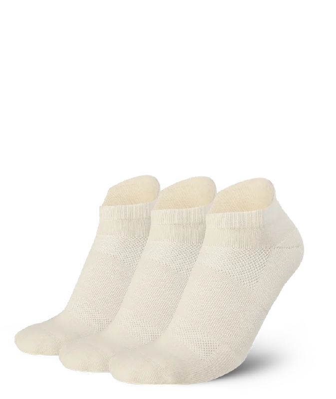 Everyday Merino Ankle Socks Off White 3-Pack