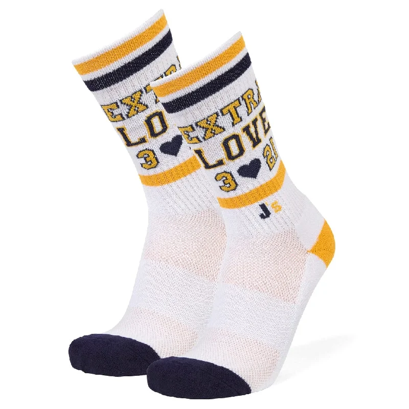 Extra Love 3💛21 Crew Socks