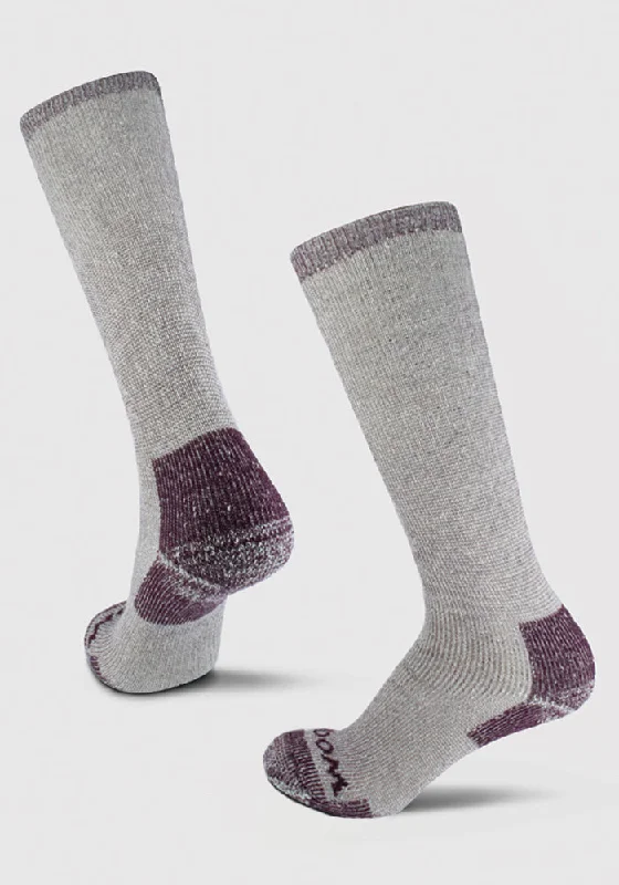 Extreme Full Cushion Over The Calf Socks - Windsor Wine