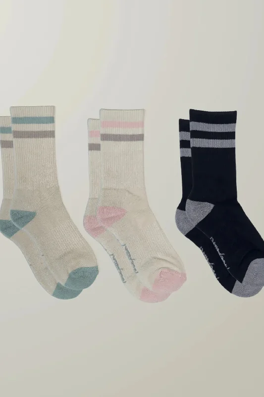 Faceplant Bamboo Retro Crew Socks