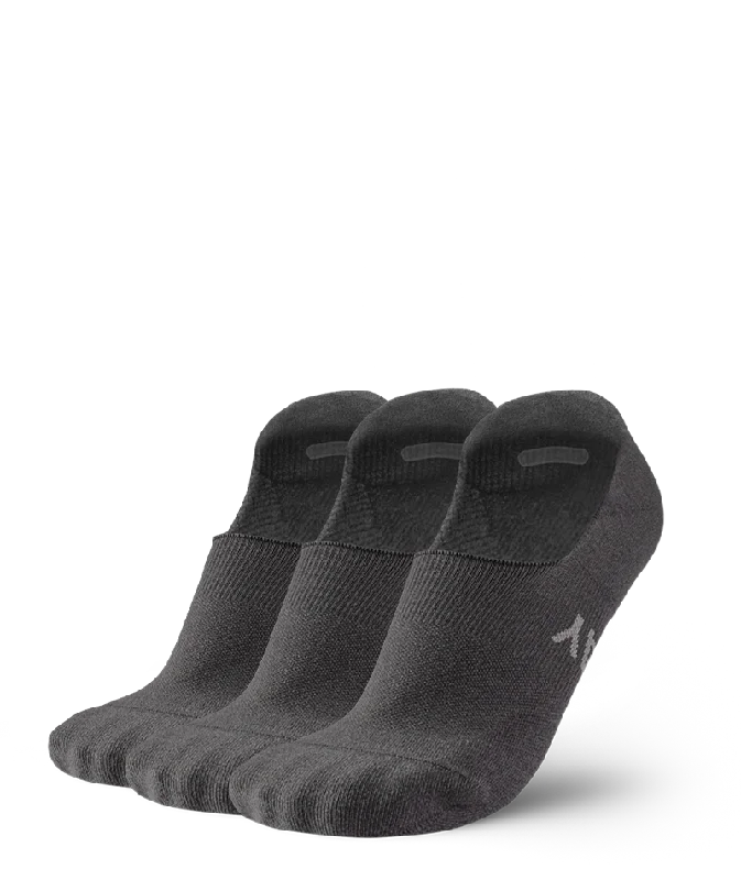 Flagship No Show Socks Grey 3-Pack