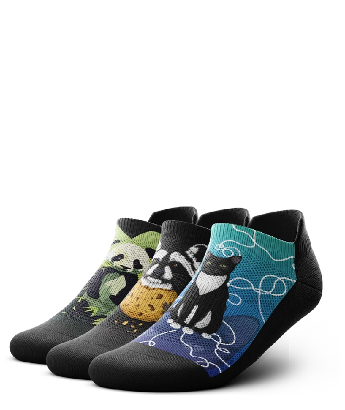 Fluffy Ankle Socks 3-Pack