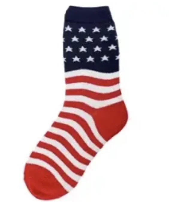 Women's Sock - American Flag