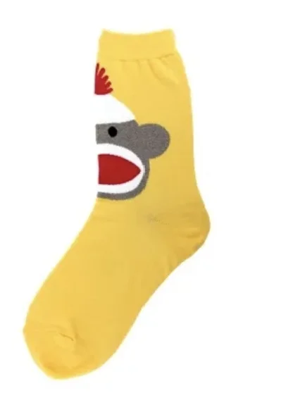 Women's Sock - Sock Monkey - 6760