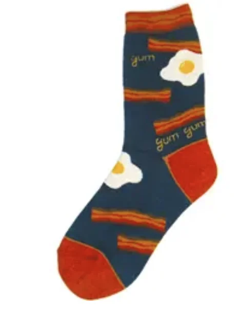 Women's Sock - Bacon & Eggs - 6775