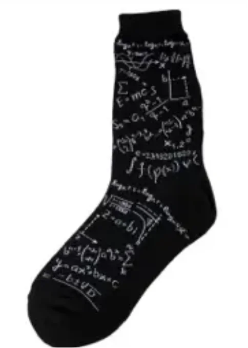 Women's Sock - E=MC2 Genius - 6788