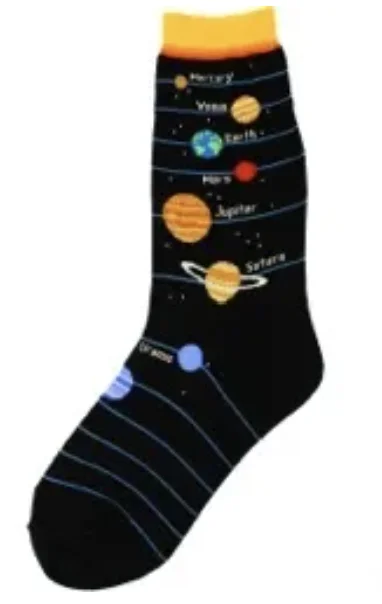 Women's Sock - Planets - 6838