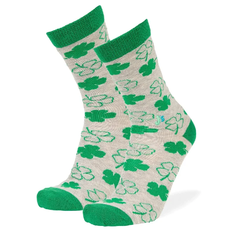 Four Leaf Clover Crew Socks