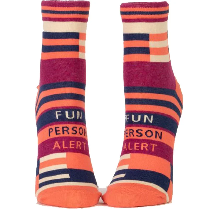 Fun Person Alert Women's Ankle Socks