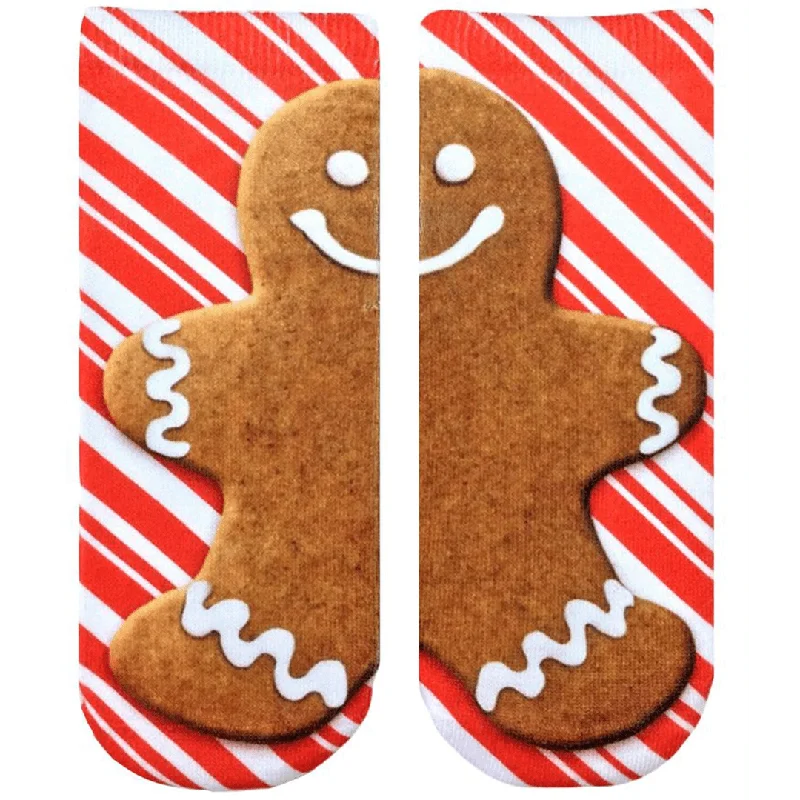 Gingerbread Man Ankle Socks