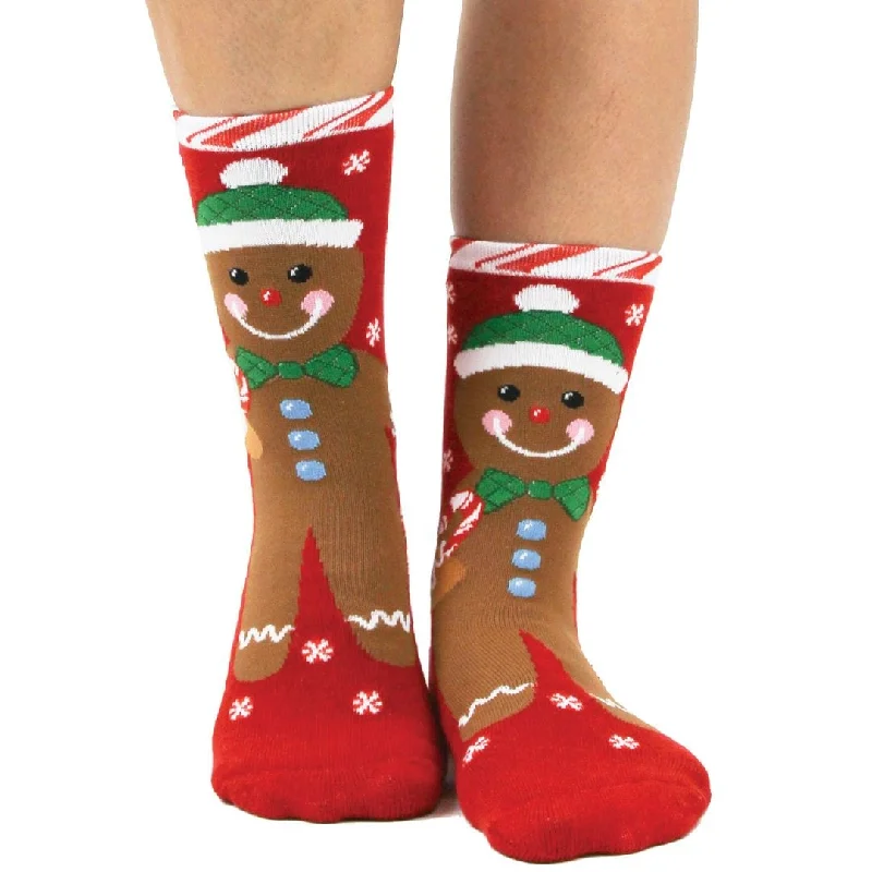 Gingerbread Women's Slipper Socks