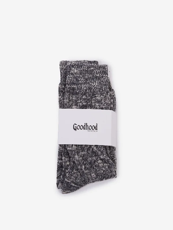 Goodhood Worldwide Twisted Yarn Sock - Grey