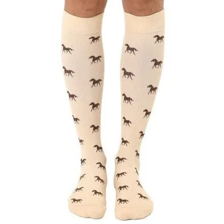 Horse Unisex Compression Socks