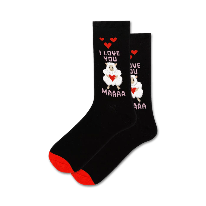 I Love You Maaa Women's Crew Socks