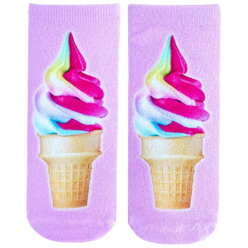 Ice Cream Cone Ankle Socks