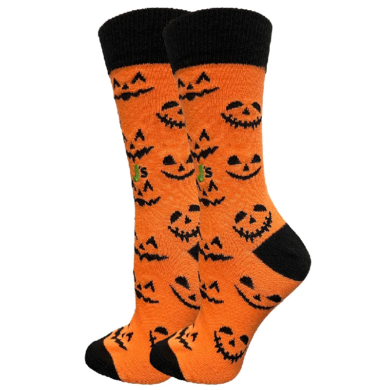 Jack O Lantern Women's Crew Socks